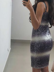 Y2k Shimmer Bodycon Midi Dress | Party |.