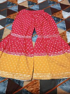 Summer Special Cotton Rayon Sharara Garara Set
