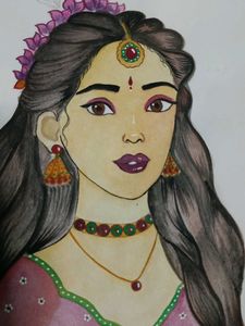Radharani Drawing