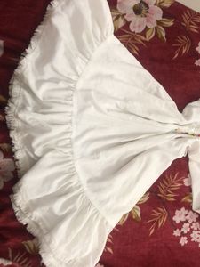 Elegant White Kurti frok