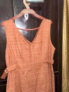 Orange Winter Dress