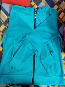 blue colour velvet co ord set