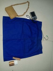 Short Navy Blue Skirt