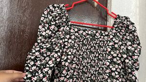 Floral Print Midi Dress