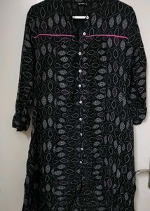 Cotton Black Dress