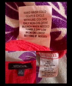Notations l Red Sleeveless Top
