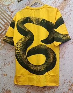 Snake Print Drop Shoulder T-Shirt