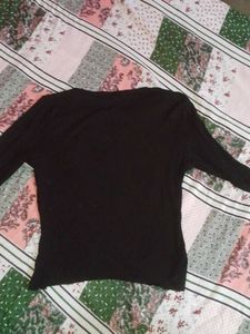 Black Long Sleeve Top