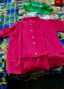 Pink Button-Down Shirt