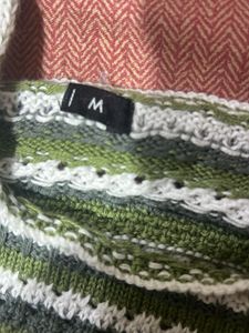 Striped Knit Crop Tank Top