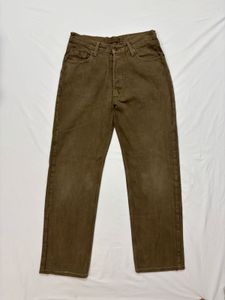 Brown Straight Leg Jeans