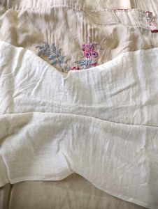 silk patiyala Kurta Set