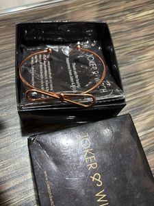 Rose Gold adjustable bracelet with bow detailing