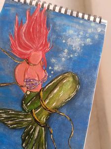 Mermaid Acrylic Handmade Painting