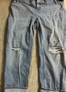 Ripped Light Wash Jeans