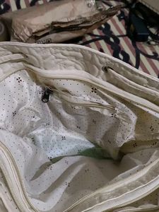 Cream Tote Handbag