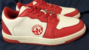 Woodland Red &amp; White Sneakers Size 6