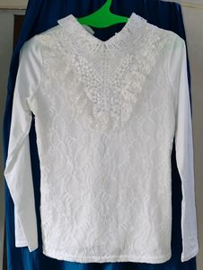 Designer White Top