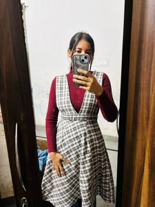 Pinafore winter dress