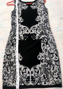 Chic Black &amp; Gray Bodycon Dress