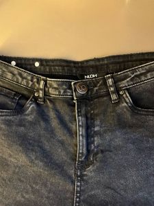 Acid Wash Denim Shorts