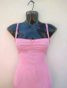 Pink Bodycon Maxi Dress🩷