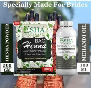 Organic Mehendi Powder And Oil