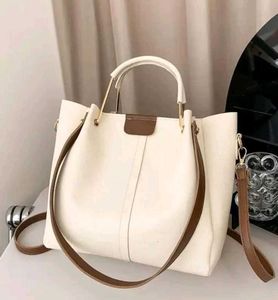 Elegant White Tote Bag