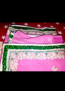 Saree With Stiched Blouse