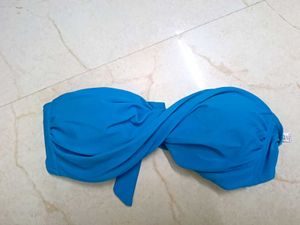 Blue Bikini Top
