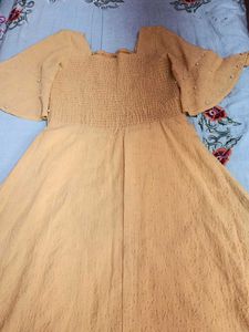 Elegant Yellow Ethnic Gown
