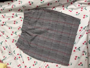 Plaid Mini Skirt