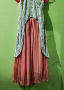 Elegant Pink &amp; Lace Girls&#39; Dress
