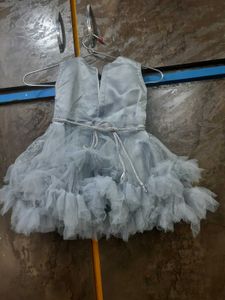 Grey Colour Frock