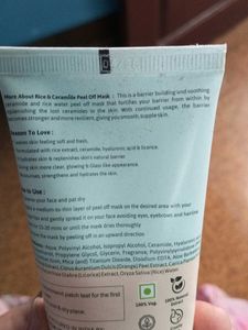 Glamveda Rice &amp; Ceramide Mask