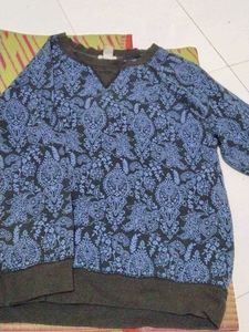 Black &amp; Blue Colour Sweatshirt