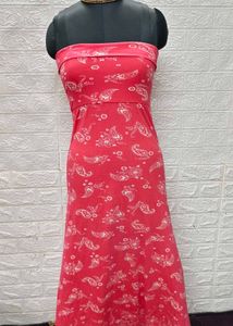 Tube Pink Floral Print Dress Fixed Price