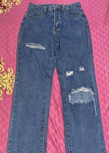 Blue Denim Jeans (Size- XS)