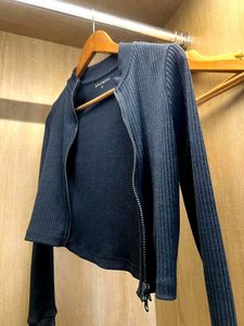 Studiofit navy Cropped Jacket