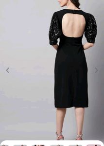 Marie Claire Sequin Midi Dress Xl Size