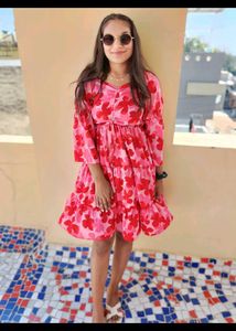 Floral Pattern One Piece From Myntra