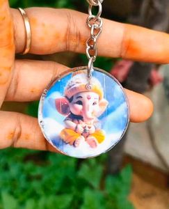 Resin Photo Keychain