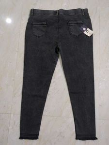 Gray Denim Jeggings