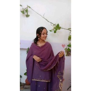 Elegant Purple lehnga choli set