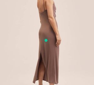 MANGO Ruched Cami Dress