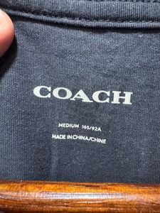 Coach Signature Logo Crew Neck TShirt
