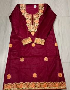 Brand New Velvet Kurta Pant Shawl Set