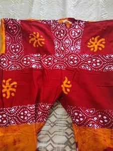 Pure Cotton Daily Wear Top And Bottom Set