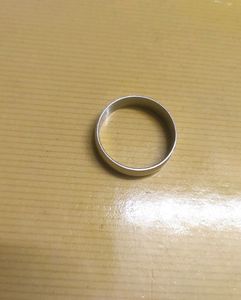 Unisex Simple Silver Ring
