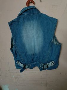 Denim Half Jacket